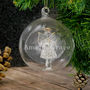 Personalised Glass Christmas Bauble, thumbnail 1 of 4