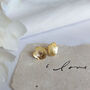 Pressed Flower Daisy Earrings Gold Plated, thumbnail 4 of 8