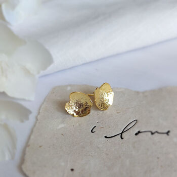 Pressed Flower Daisy Earrings Gold Plated, 4 of 8
