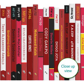 Liverpool Football Print Season Personalised Gift, 5 of 7