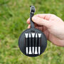 Personalised Golf Tag And Tees Bag Accessory For Him, thumbnail 4 of 5