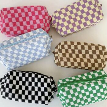 Personalised Pearl Monogram Cosmetic Case Toiletry Bag, 7 of 7