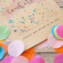 10 Personalised Colourful Confetti Print Packets, thumbnail 5 of 7