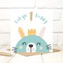 Personalised 'Party Animal' 1st Birthday Card, thumbnail 4 of 4