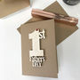 Personalised 1st Father's Day Card Keepsake, thumbnail 3 of 11