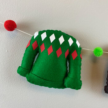 Christmas Jumpers Garland, 6 of 6
