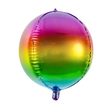 Rainbow Ball Foil Balloon, 2 of 2