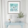 Bright, Modern Chinoiserie Print Of Birds In Nature, thumbnail 2 of 6