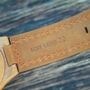 Bamboo Rambler Watch With Genuine Leather Strap, thumbnail 3 of 7