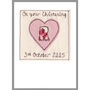 Personalised New Baby Or Christening Card For Girls, thumbnail 8 of 12
