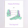 Personalised Legend Birthday Card, thumbnail 3 of 5