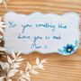 Personalised Embroidered Handwriting Wedding Dress Patch, thumbnail 1 of 5