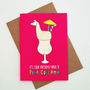 Llama Birthday Card For Cocktail Lover, thumbnail 5 of 6