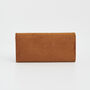 Tan Floral Embroidered Purse Large, thumbnail 5 of 7