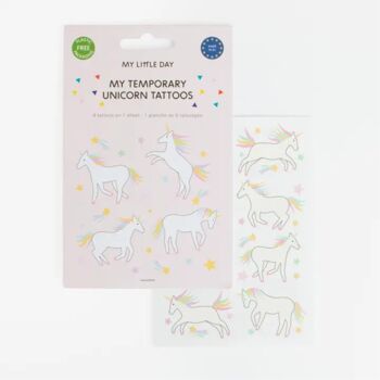 Six Unicorn Fairy Princess Party Bags With Five Fillers, 9 of 12