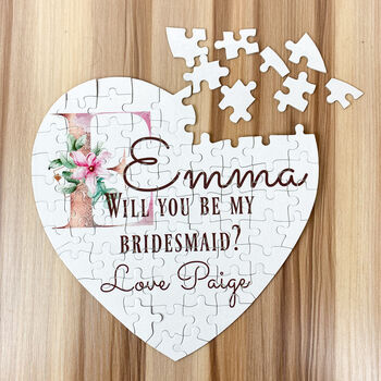 Personalised Bridesmaid Proposal Puzzle, 2 of 3