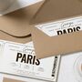 Paris Gift Voucher Gold Foil Holiday Reveal, thumbnail 8 of 9