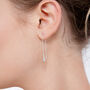 Short Feeder Earrings, thumbnail 2 of 4