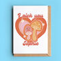 Personalised I Pick You Mushroom Valentine Card, thumbnail 1 of 2