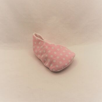 Reclaimed Eco Friendly Delicate Pink Baby Shoes, 7 of 11