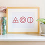 Glyph Family Print Personalised, thumbnail 4 of 10
