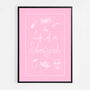 Life Of A Showgirl, Taylor Swift Inspired Print, thumbnail 5 of 8