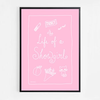 Life Of A Showgirl, Taylor Swift Inspired Print, 5 of 8