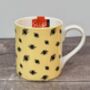 Yellow Bee Partterned Mug, thumbnail 1 of 3