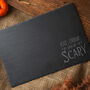 Halloween 'Eat, Drink And Be Scary' Slate Board, thumbnail 1 of 2