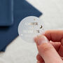 Moon And Stars Names And Date Foiled Wedding Stickers, thumbnail 3 of 4