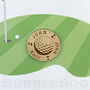 Personalised Golf Ball Marker Keepsake Birthday Card, thumbnail 4 of 6