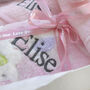 Personalised Pink Elephant Blanket, Comforter And Towel, thumbnail 3 of 8