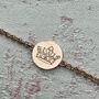 Personalised 'Signature' 9ct Gold Medal Chain Bracelet, thumbnail 9 of 12