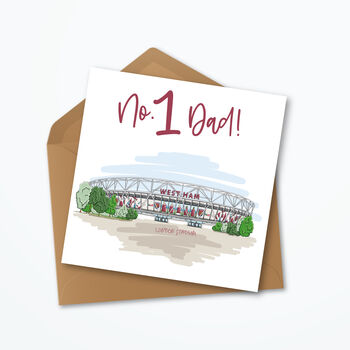 West Ham Father’s Day Card, London Stadium, 3 of 4