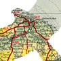 Personalised Red Kite Map Print, thumbnail 3 of 4