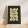 This Is Our Place House Rules Funny Typography Print, thumbnail 11 of 12