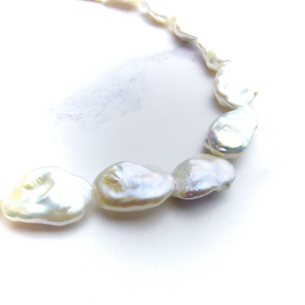 Keshi pearl necklace Clearance