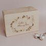 Personalised Memory Box With Bird And Floral Design, thumbnail 2 of 6