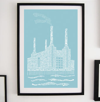 Battersea Power Station Citography Skyline Print, 2 of 8