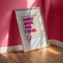 More Amor Por Favor Typography Wall Print | Digital Download, thumbnail 2 of 4