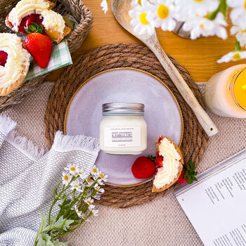 Farmhouse Strawberry Vanilla Tart Candle/ Wax Melt, 3 of 4