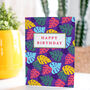 Tropical Leaves Birthday Card, thumbnail 1 of 2