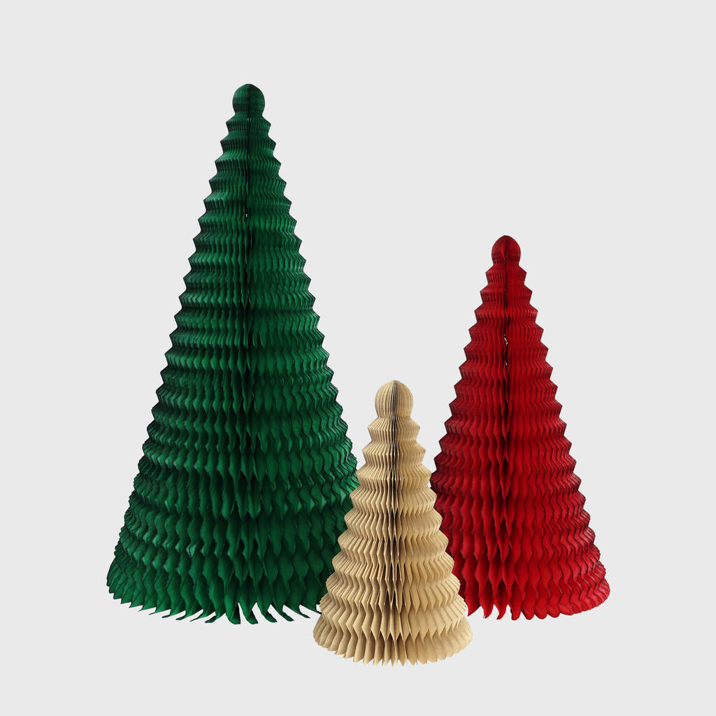 Honeycomb Cone Tree Paper Decoration By Paper Dreams ...