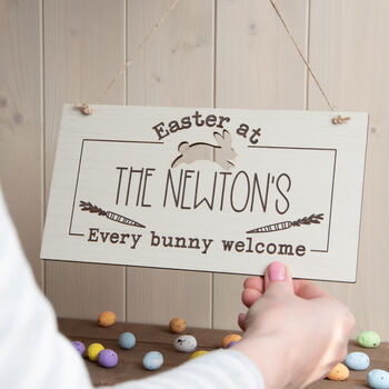 Personalised Easter At Family Sign, 4 of 5