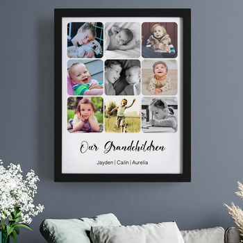 Personalised Grandchildren Photo Collage, 3 of 8