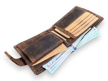 Personalised Handmade Leather Wallet For Christmas Gift, 7 of 12
