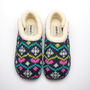 Heidi Navy Nordic Women's Slippers Indoor/Garden Shoes, thumbnail 4 of 11