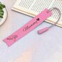 Personalised Teacher Gift Child's Drawing Leather Bookmark, thumbnail 3 of 5