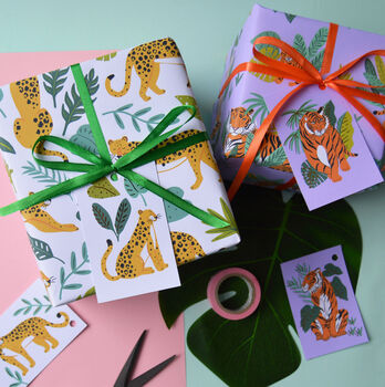 Jungle Tigers Wrapping Paper, 5 of 9