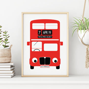 Personalised London Bus Print, 5 of 5